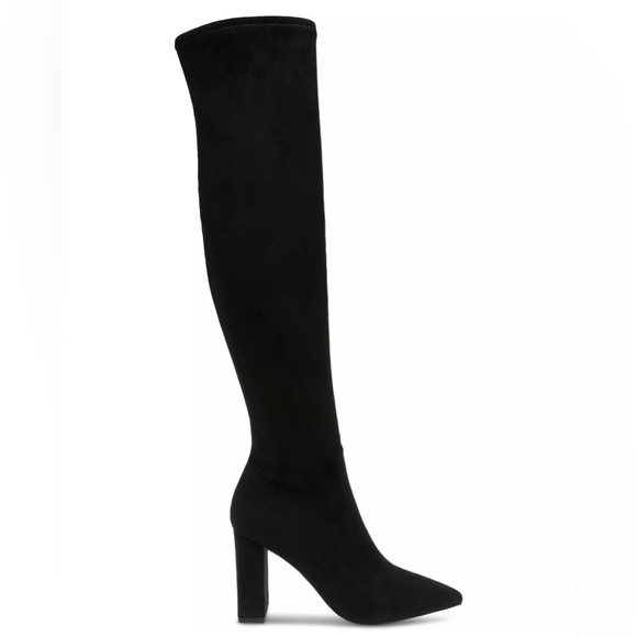Wild Pair Eileene Pointed-Toe Block-Heel  Over-The Knee Boots. - Picture 7 of 7